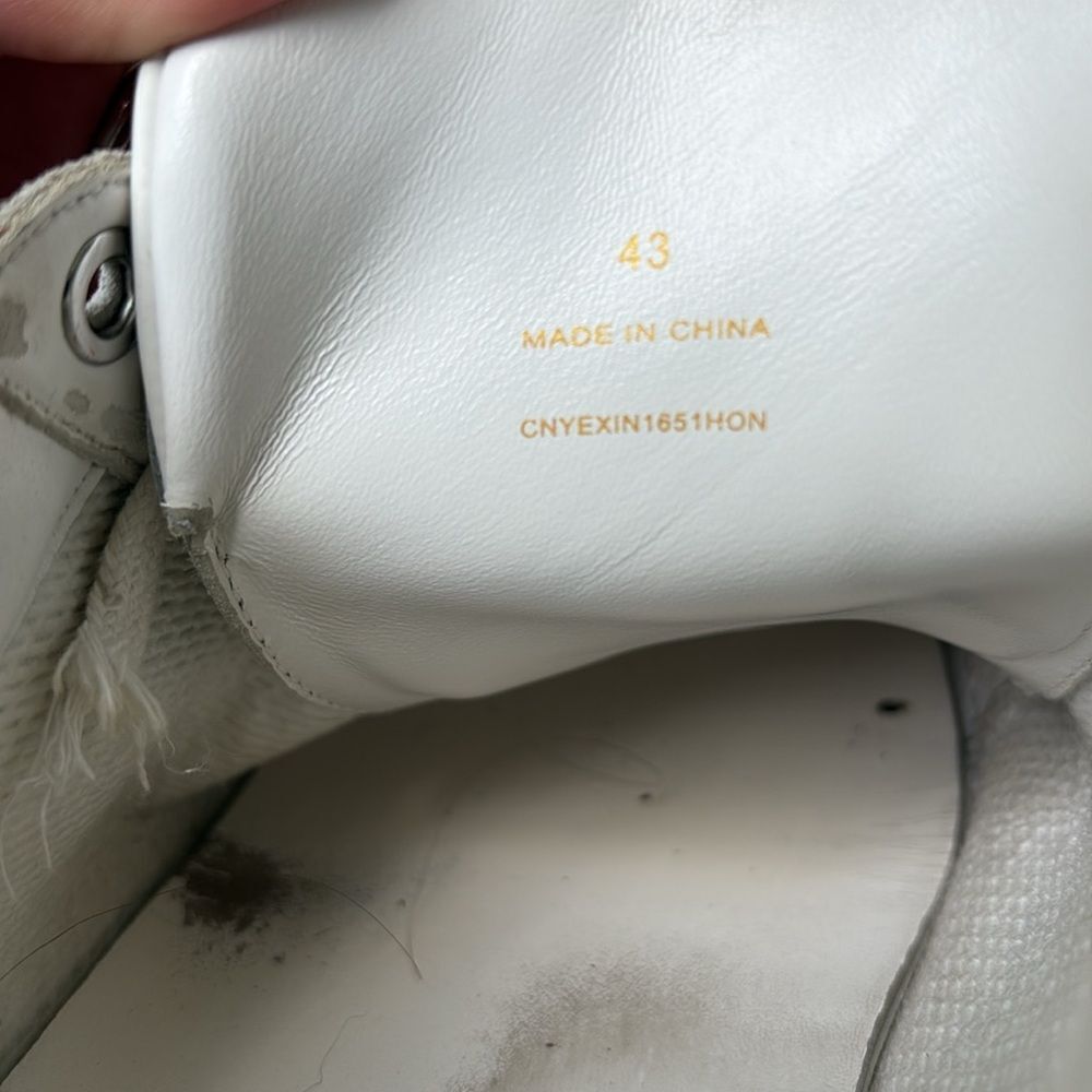 Burberry leather n nova chek sneakers - Picture 7 of 9